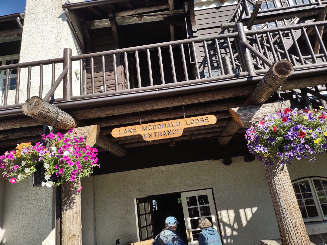 We also saw Lake McDonald Lodge