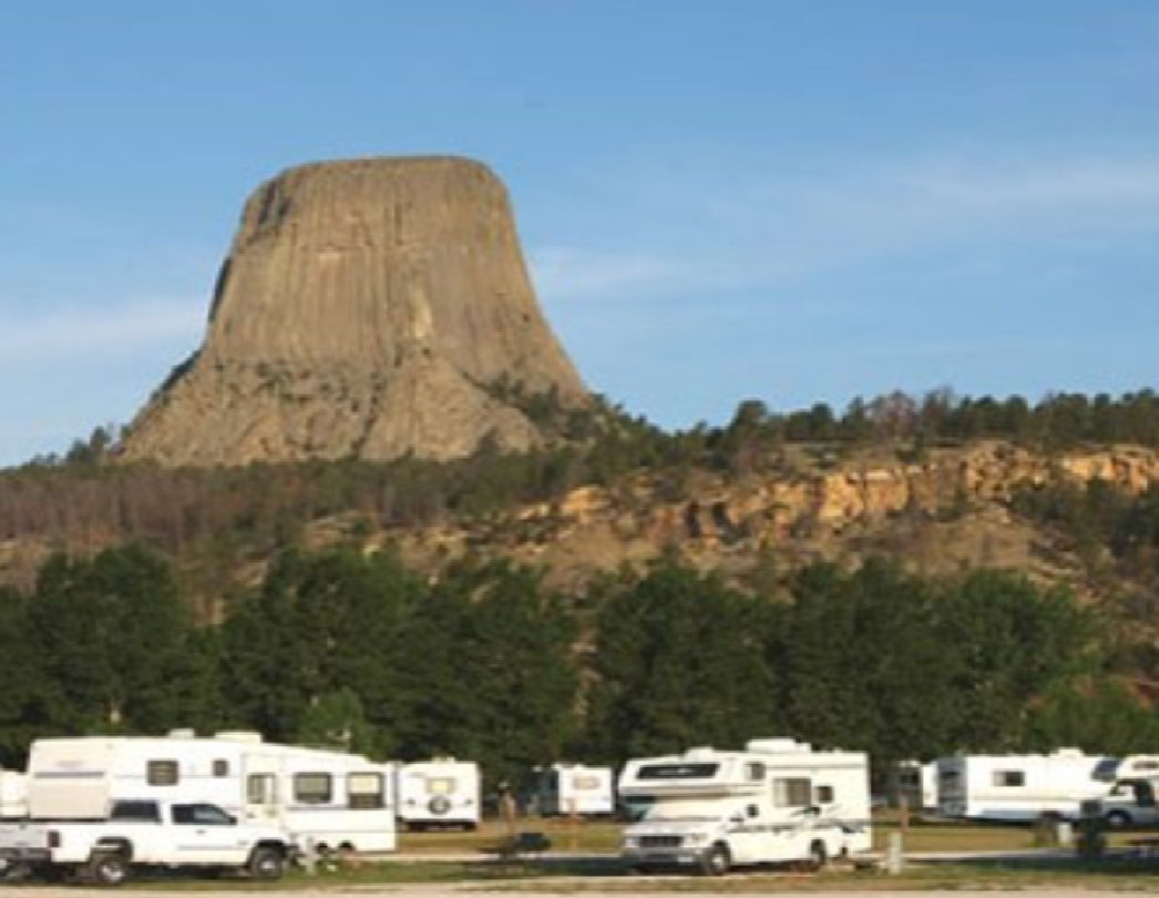 The Campground with Devil’s Tower